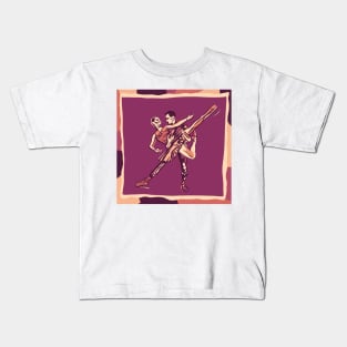 Pas de Deux modern art print Kids T-Shirt